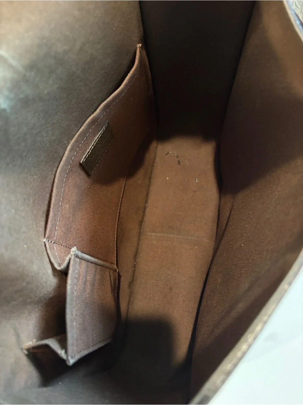 Louis Vuitton Andrei Brown Taiga Crossbody Bag